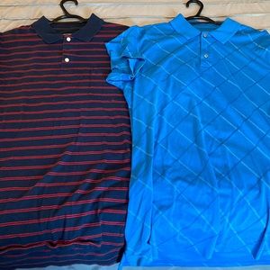 Mens LT short sleeve polo style shirt